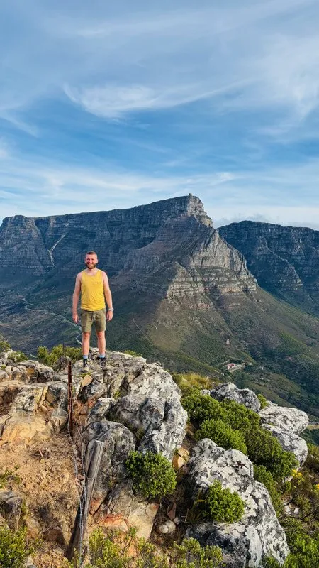 Hiking at Table Mountain